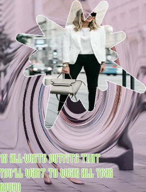 Black and white outfits for ladies