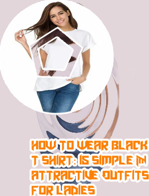 Black t shirt outfit women's