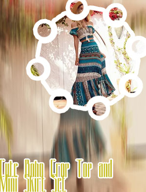 Boho two piece set