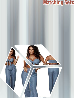 Jean two piece set