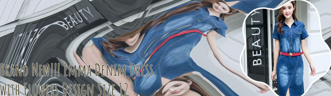 New denim frock design