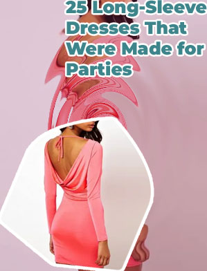 Party long sleeve dress