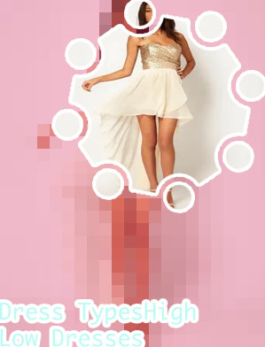 Petite high low dresses