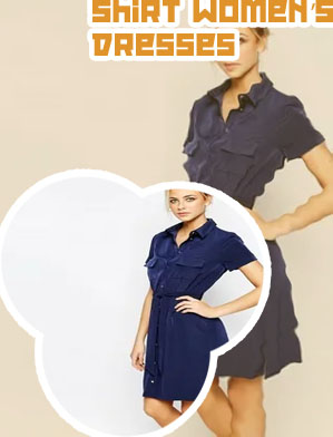 Shirt dresses for women