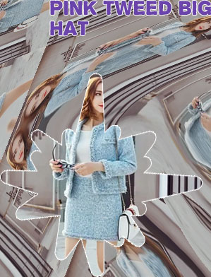 Tweed skirt sets