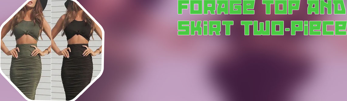 Two set skirt and top