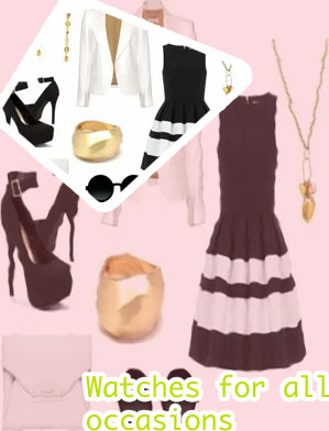 White and gold outfit for ladies