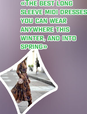 Winter midi dress